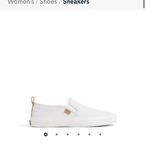 Sperry White Slip-On Sneakers size 5.5